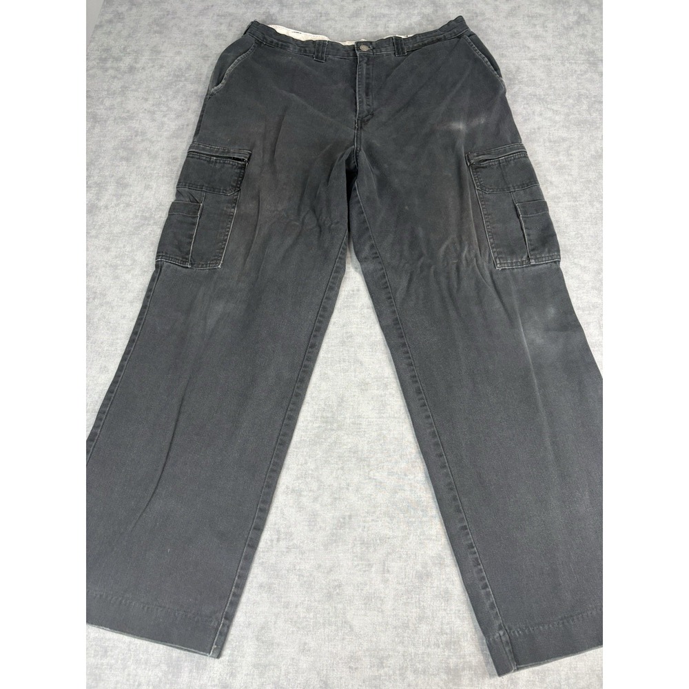 Dickies Cargo Work Pants Men's 36x32 Gray Utility Painter Carpenter Pants